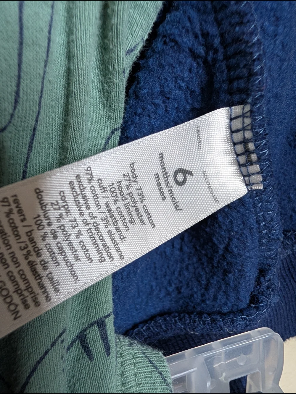 Carter's 3 Piece Baby Boy Outfit Set Dinosaur Hoodie Bodysuit Pants 6 Months - Picture 8 of 12